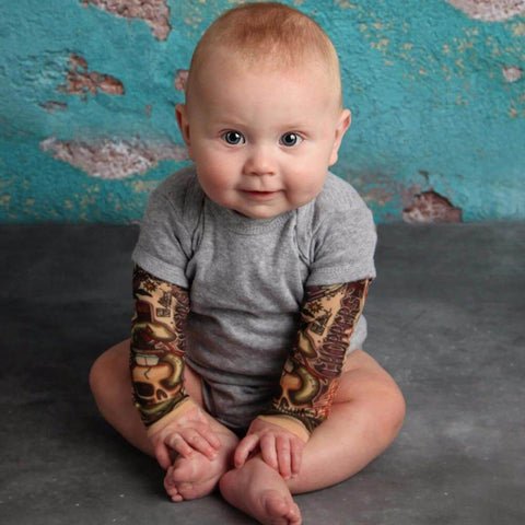 baby tattoo onesie